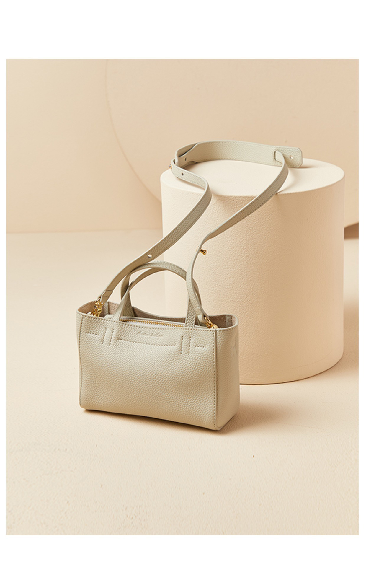 All Seasons Mini Tote in First Layer Cowhide Portable and Fashionable Handbag for Women