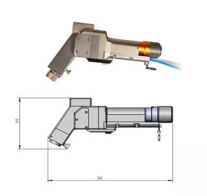 China Touch Control Laser Cleaning Head With 10m 20m Cable Length wholesale