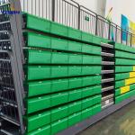 Customizable Retractable Bleacher Seating / Retractable Seating for 200-500