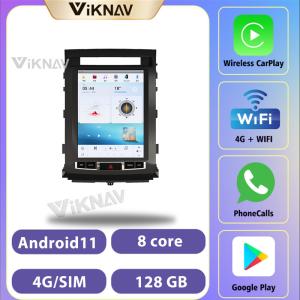 China 12.1 Inch Screen Head Unit For 2007-2015 Toyota cruiser Navigation GPS Multimedia DVD Player Android Wireless Carplay wholesale