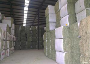 China Custom Printed PP Woven Fabric For Shrink Wrap Hay Bales Crush Resistance wholesale
