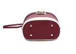 Bucket Lady Collision Color Women'S Leather Shoulder Handbags Cross Body