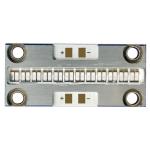40x18mm 60deg 9-10W/Cm2 88W 380nm - 410nm Copper Substrate COB UV LED Module 3D