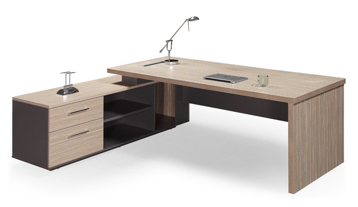 Panel Wood Style Melamine Office Furniture Desk Anti Water