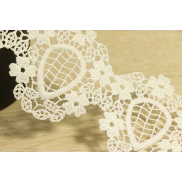 Multiusage Guipure Lace Trims 60mm Width Nonelastic Plant Decorated