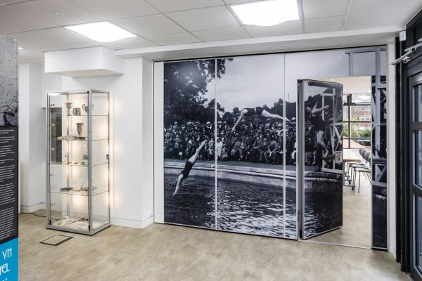 AE New Product aluminum commercial partitions walls demountable portable folding
