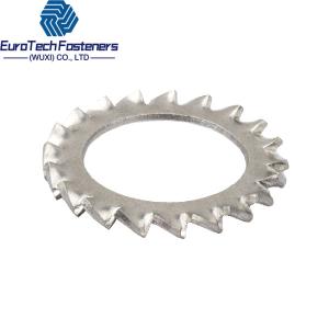 China Star Countersunk Internal External Tooth Lock Washer DIN 6797 A Spring Steel Zinc Plated wholesale