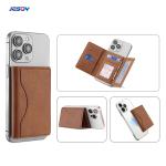 Billfold Luxury Flip Magnetic Leather Wallet Magsafe 6 Card Holder Stand For