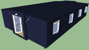 China Double Expandable Container Living House , Portable Container Homes 40ft Australian Standard wholesale