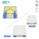 Wall Mount FTTH 2 Port SC Fiber Optic Terminal Box