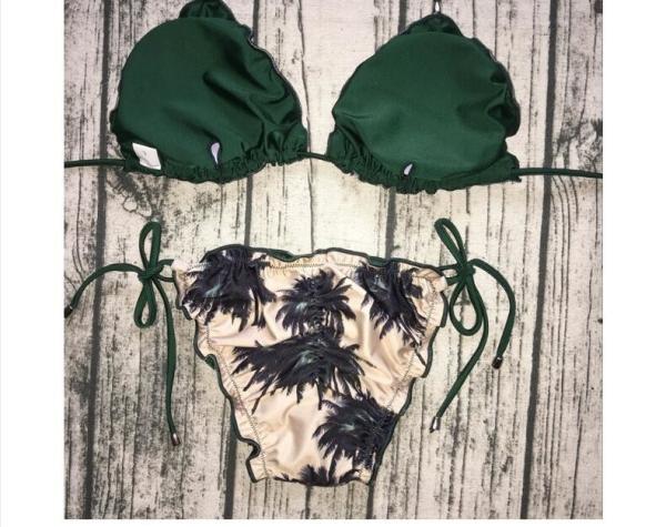 Sexy Leopard Bikinis 2018 Micro Bikini Push Up Thong Bikini High Cut swimsuit