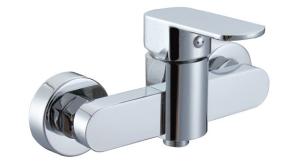 China Single Lever Two Hole Bathroom Faucet Shower Mixer with Chrome Polished , HN-3E02 wholesale