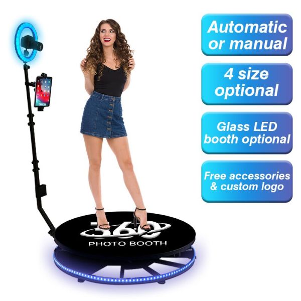 Events 360 Photo Booth , Remote Spinning Video Booth Includes Flight Case