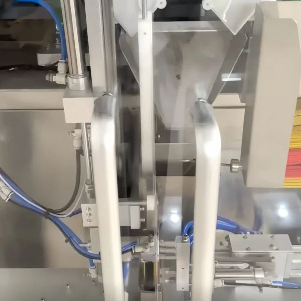 1.5kw Automatic Tea Packing Machine Vacuum Pre Made Bag Packing Machine 220V
