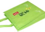 Clothing Tote Handled Woven Packaging Bags Customized Logo Printed Soft Loop
