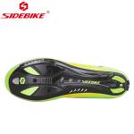 Adjustable Buckle Mens SPD Cycling Shoes Bright Color Printed Low Wind