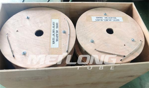 Capillary Nickel Alloy Stainless Steel Tube Coil Line Control Line 3 8 Stainless