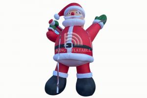 China Giant Inflatable Santa Claus Suitable Christmas Inflatable Cartoon Decorations on sale