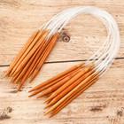Transparent Tube Bamboo Circular Knitting Needles Double Pointed Crochet Needles