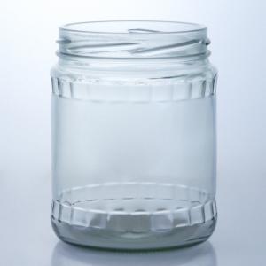 China Clear Round Flint Glass Jar for Food Grade Production and Distribution wholesale