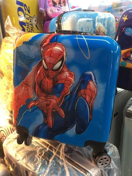 Children'S Suitcase On Wheels 18 Inch Kids PC ABS Travel Case Hard Shell Cartoon