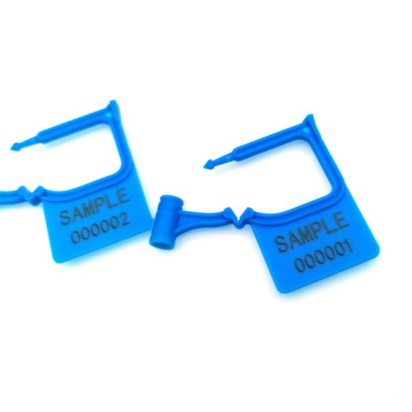Disposable Mini Plastic Padlock Security Seal Self Locking Mechanism 49N Tensile Strength