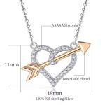 YASVITTI OEM ODM High Quality 925 Sterling Silver Cupid Necklace Rose Gold