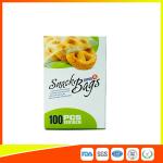 Easy Open Ziplock Snack Bags Resealable For Food Packaging 16*10 Cm
