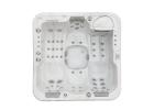Acrylic Pressure Relief Bathtub Whirlpool Spa Tub With LED Light