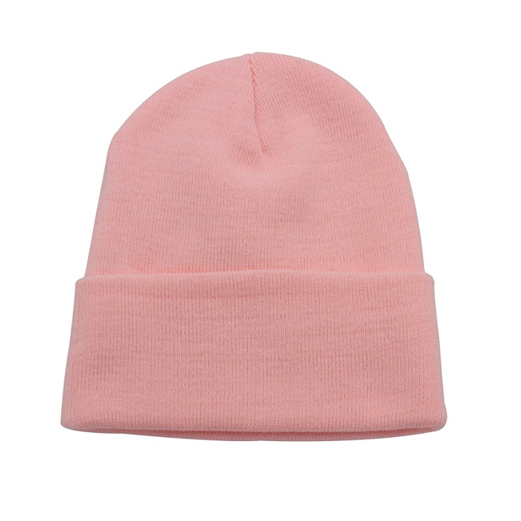 Cold Proof Delicate Girl Beanie Hats , Simple Design Winter Stocking Hats