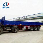 Detachable Side Wall Semi Trailer 40-80Tons Capacity FUWA/BPW Axles Truck