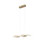 Nordic Chandelier Modern Luxury Large Long Strip Wave Shape Acrylic Lamp Bar