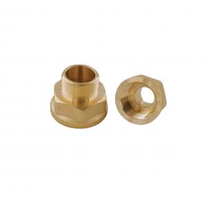 China DIN 259 Male Thread 1 inch Brass Pipe Fittings wholesale