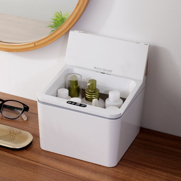 Smart Induction Kitchen Trash Bin Automatic Waste Office Garbage Bin Electric Rubbish Trash Can