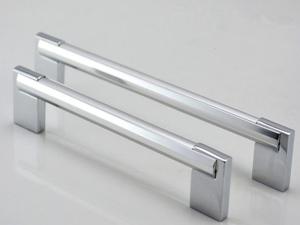 China Simple Modern Oxidized Aluminum Combinate with Zinc Cabinet Handles Wardrobe T-bar Pulls Zinc Closet Door Handles wholesale