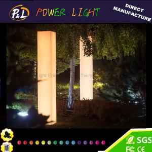 China 16 Colors Changing LED Square Pillar Light Wedding decoration wholesale