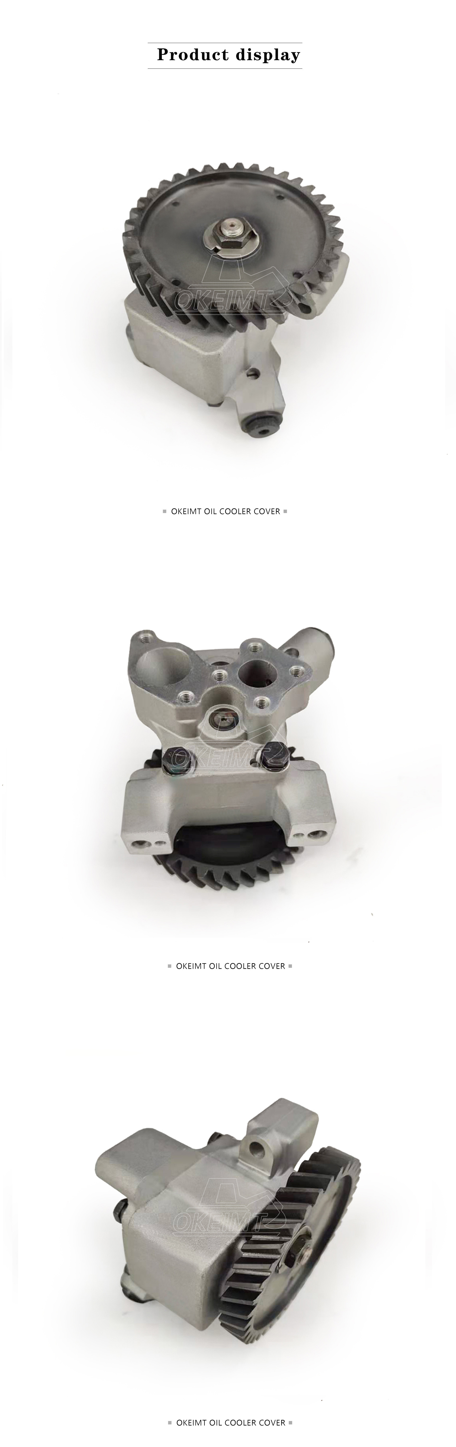 OKEIMT Doosan D1146 Engine Excavator Oil Pump Assy 65.05100-6023