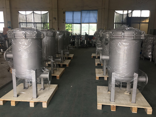 Food Beverage Liquid Filter Stainless Steel Cylinder Vessel Tank with Varnish Removal