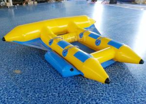 China Towable Inflatable Flying Fish , Inflatable Banana Boat 2.8 * 2.6 Meter wholesale