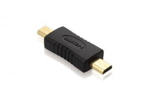 China micro hdmi male to male adapter,hdmi D type adapter for HDTV,monitors wholesale