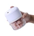 250ml Capacity White Exterior Food Processor With Food Grade Plastic Bowl