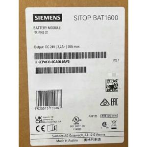 China SIEMENS 6EP4133-0GA00-0AY0 SITOP BAT1600 24 V DC 3.2 AH PB BATTERY MODULE WITH MAINTENANCE- FEE CLOSED LEAD-ACID BATTERY wholesale