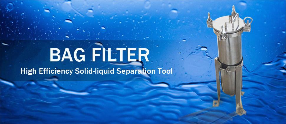 62KG Weight 304 Stainless Steel Bag Water Filter for Hotels 2.7 sq ft Filtering Area