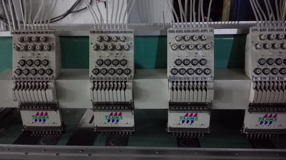 Tajima Refurbished Embroidery Machine , Used Embroidery Equipmentfor Work Uniforms TMFD-G922