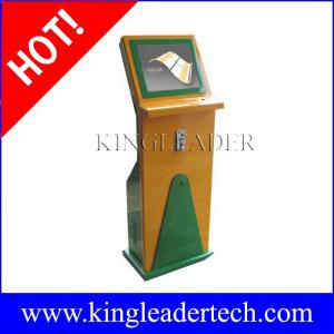 China Interactive touchscreen kiosk with SAW touchscreen and space-saving design TSK8018 on sale