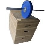 Adjustable Weightlifting Jerk Blocks Wooden Fitness Equipment Wholsesale