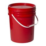 ISO9001 Certified 20 Liter Plastic Chemical Barrel with Handle and Printed Label