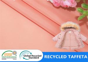 China Jacket Lining 300T Taffeta Recycled Plastic Bottle Fabric wholesale