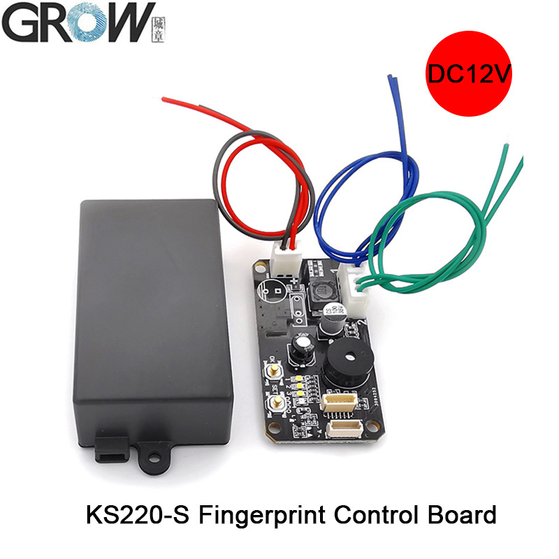 Ks220-S DC12V Fingerprint Control Board 2 Relays Self-Locking/Jog/Ignition Mode
