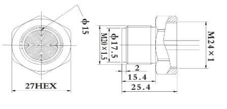 Gas Liquid Silicon Pressure Sensor Core Flush Diaphragm Pressure Sensor Highly Stable